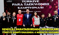 Denizlili Parataekwondo Sporcuları Türkiye Şampiyonasında 4 Madalya Kazandı