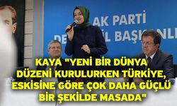 Kaya: "Yeni bir dünya düzeni kurulurken Türkiye, eskisine göre çok daha güçlü bir şekilde masada"