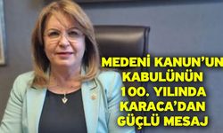 Medeni Kanun’un Kabulünün 100. Yılında Karaca’dan Güçlü Mesaj