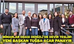 Mimarlar Odası Denizli’de Devir Teslim! Yeni Başkan Tuğba Acar Panayır