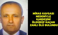 Miras kavgası nedeniyle kardeşini öldürüp kaçan zanlı ölü bulundu