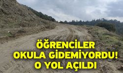 Öğrenciler okula gidemiyordu! O yol açıldı