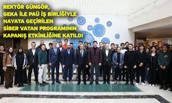 Rektör Güngör, GEKA ile PAÜ İş Birliğiyle Hayata Geçirilen Siber Vatan Programının Kapanış Etkinliğine Katıldı
