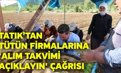 Tatık’tan tütün firmalarına 'Alım takvimi açıklayın' çağrısı