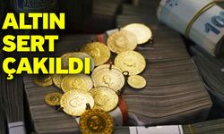 Altın sert çakıldı