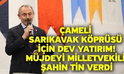 Çameli Sarıkavak Köprüsü için dev yatırım! Müjdeyi Milletvekili Şahin Tin Verdi