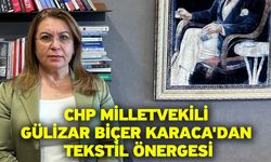 CHP Milletvekili Gülizar Biçer Karaca'dan Tekstil Önergesi
