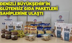 Denizli Büyükşehir’in glütensiz gıda paketleri sahiplerine ulaştı