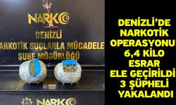 Denizli’de Narkotik Operasyonu! 6,4 Kilo Esrar Ele Geçirildi, 3 Şüpheli Yakalandı