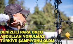 Denizlili Para Okçu Abdullah Yorulmaz Türkiye Şampiyonu oldu
