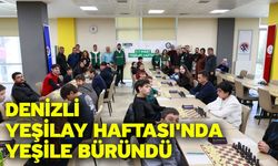 Denizli Yeşilay Haftası'nda yeşile büründü