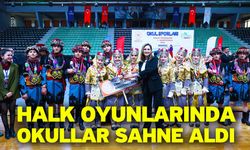 Halk Oyunlarında Okullar Sahne Aldı