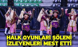Halk Oyunları Şöleni İzleyenleri Mest Etti