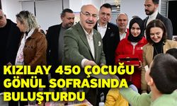 Kızılay 450 çocuğu gönül sofrasında buluşturdu