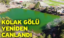 Kolak Gölü yeniden canlandı