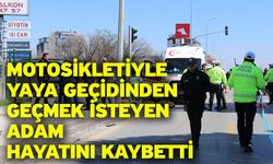 Motosikletiyle yaya geçidinden geçmek isteyen adam hayatını kaybetti
