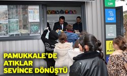 Pamukkale’de atıklar sevince dönüştü: Minik çevreciler hem eğlendi hem kazandı!