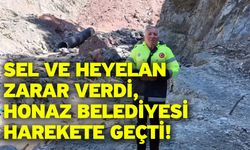 Sel Ve Heyelan Zarar Verdi, Honaz Belediyesi Harekete Geçti!