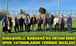 Subaşıoğlu, Babadağ'da devam eden spor yatırımlarını yerinde inceledi