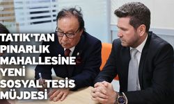 Tatık'tan Pınarlık Mahallesine yeni sosyal tesis müjdesi