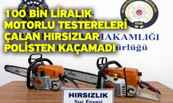 100 Bin Liralık Motorlu Testereleri Çalan Hırsızlar Polisten Kaçamadı