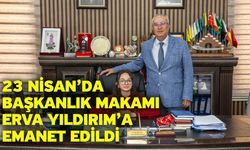 23 Nisan’da Başkanlık Makamı Erva Yıldırım’a Emanet Edildi