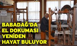 Babadağ'da el dokuması yeniden hayat buluyor