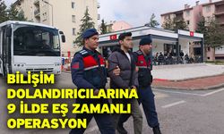 Bilişim dolandırıcılarına 9 ilde eş zamanlı operasyon
