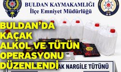 Buldan’da kaçak alkol ve tütün operasyonu düzenlendi