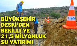 Büyükşehir Deski’den Bekilli’ye 21,5 Milyonluk Su Yatırımı