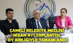 Çameli Belediyesi Meclisi Nisan ayı toplantısı gerçekleştirildi