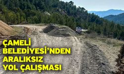 Çameli Belediyesi’nden Aralıksız Yol Çalışması