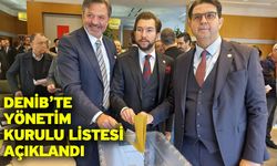 DENİB’te yönetim kurulu listesi açıklandı