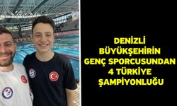 Denizli Büyükşehirin genç sporcusundan 4 Türkiye şampiyonluğu