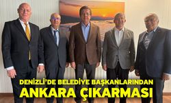 Denizli’de İlçe Belediyelerinden Ankara Çıkarması