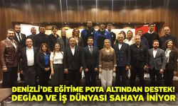 Denizli’de Eğitime Pota Altından Destek! DEGİAD ve İş Dünyası Sahaya İniyor