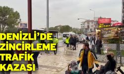 Denizli’de zincirleme trafik kazası