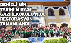 Denizli’nin tarihi mirası Gazi İlkokulu’nda restorasyon tamamlandı