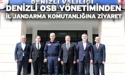 Denizli OSB yönetiminden İl Jandarma Komutanlığına ziyaret