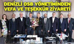 Denizli OSB yönetiminden vefa ve teşekkür ziyareti