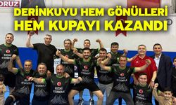 Derinkuyu hem gönülleri hem kupayı kazandı