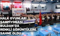 Halk Oyunları Şampiyonası Buldan’da renkli görüntülere sahne oldu