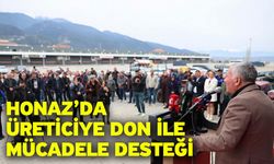 Honaz’da üreticiye don ile mücadele desteği