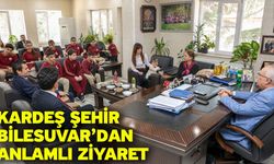 Kardeş Şehir Bilesuvar’dan Anlamlı Ziyaret
