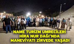 Name Turizm Umrecileri Hira Nur Dağı’nda Maneviyatı Zirvede Yaşadı