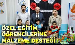 Özel eğitim öğrencilerine malzeme desteği