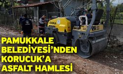 Pamukkale Belediyesi’nden Korucuk’a Asfalt Hamlesi