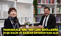 Pamukkale’nin “En”Leri Ödüllerini Ayşe Kulin Ve Başkan Ertemur’dan Aldı