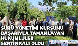 Sürü yönetimi kursunu başarıyla tamamlayan hükümlüler sertifikalı oldu
