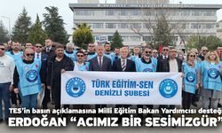 Erdoğan “Acımız bir sesimiz gür”